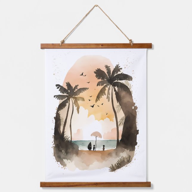 Take me to the Beach Hanging Tapestry (Front)