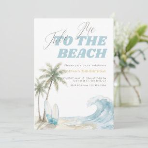 Take Me To The Beach Summer Surf Coastal Invitation