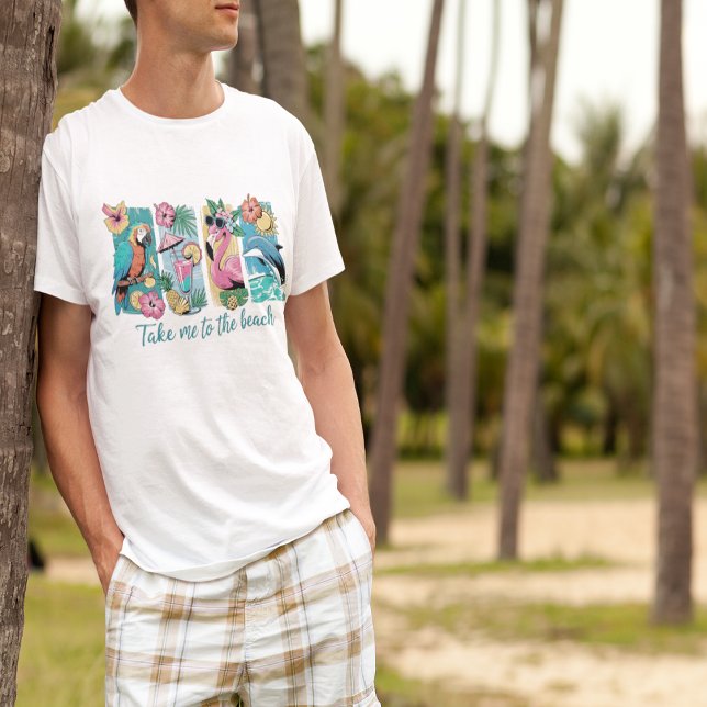 Take Me To The Beach  T-Shirt (Take Me To The Beach T-Shirt)