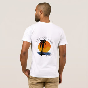 Take Me to the Beach – Tropical Sunset T-Shirt