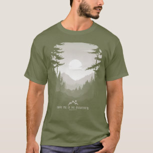 Take Me to the Mountains Graphic Forest Mist T-Shirt