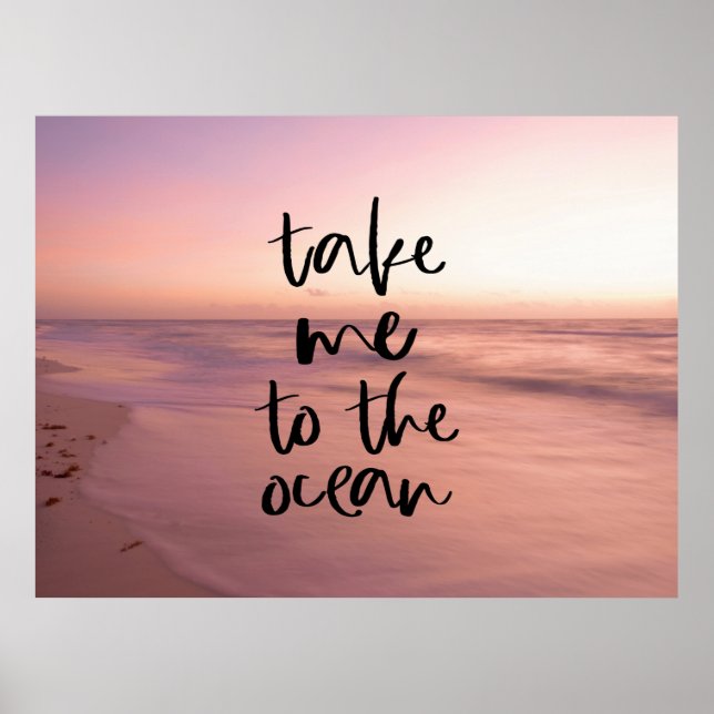 Take Me To The Ocean Poster (Front)