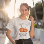 Take Me To The Pumpkin Patch T-Shirt<br><div class="desc">Cute and fun t shirt for the fall season. Rustic watercolor illustration of orange pumpkins with text that says "take me to the pumpkin patch."</div>