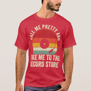 Take Me To The Record Store Funny Vinyl Collector T-Shirt