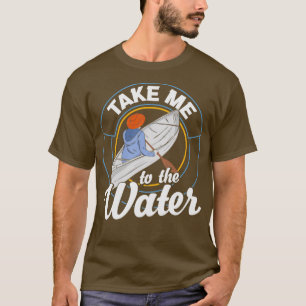 Take Me To The Water Retro Canoeing T-Shirt
