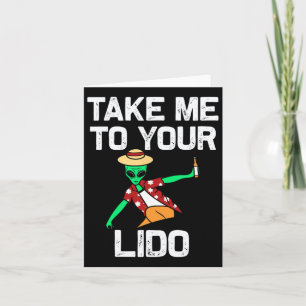 Take Me To Your Lido Funny Cruise Vacation Gift Card