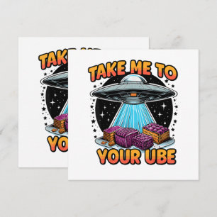 Take Me to Your Ube Invitation