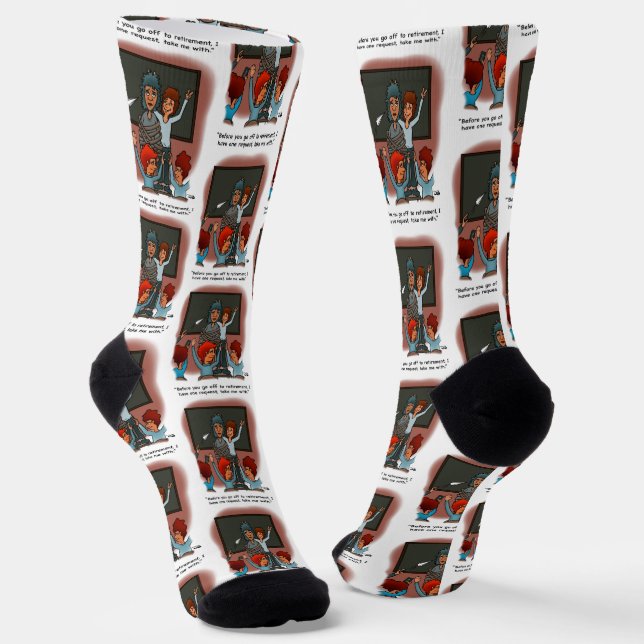 Take Me With Sustainable Premium Socks (Angled)