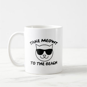 Take Meowt To The Beach Coffee Mug