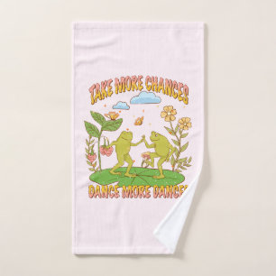 Take More Chances, Dance More Dances Bath Towel Set