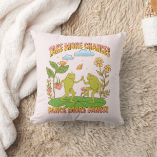 Take More Chances, Dance More Dances Cushion