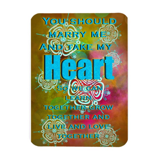 Take my heart magnet (Vertical)