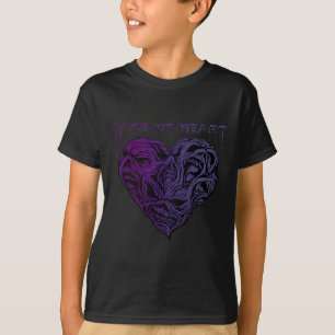 Take My Heart Scary Creepy Demons Spooky Halloween T-Shirt