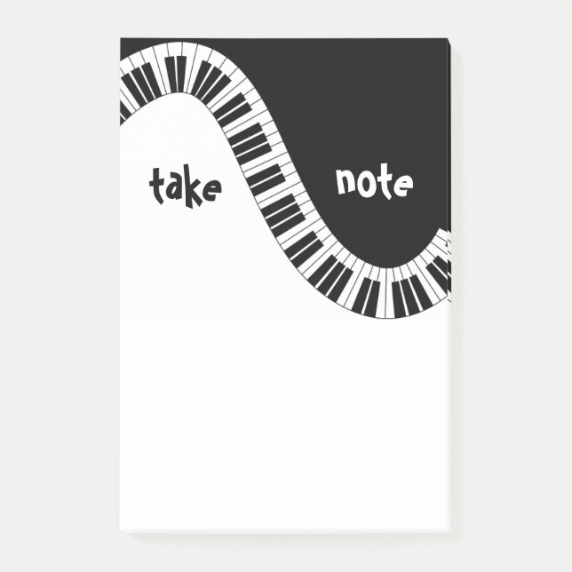 "Take Note" Musical Post-It Notes (Front)