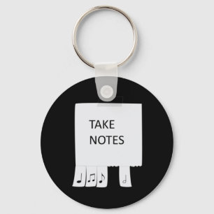 Take Notes Key Ring