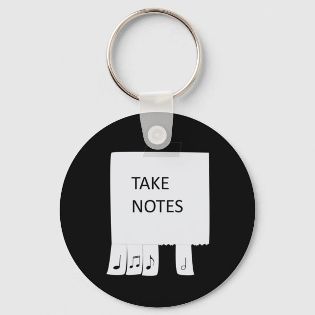 Take Notes Key Ring (Front)