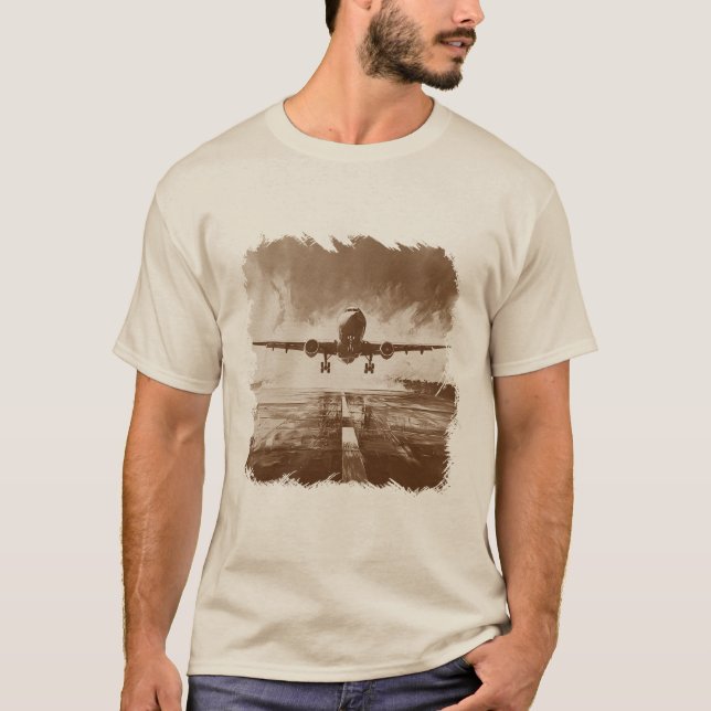 Take Off Front View T-Shirt (Front)