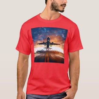 Take Off Plane Leaving the city vintage T-Shirt
