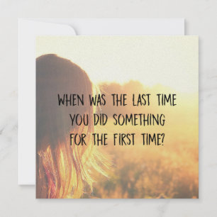 TAKE ONE 5.25 x 5.25 card