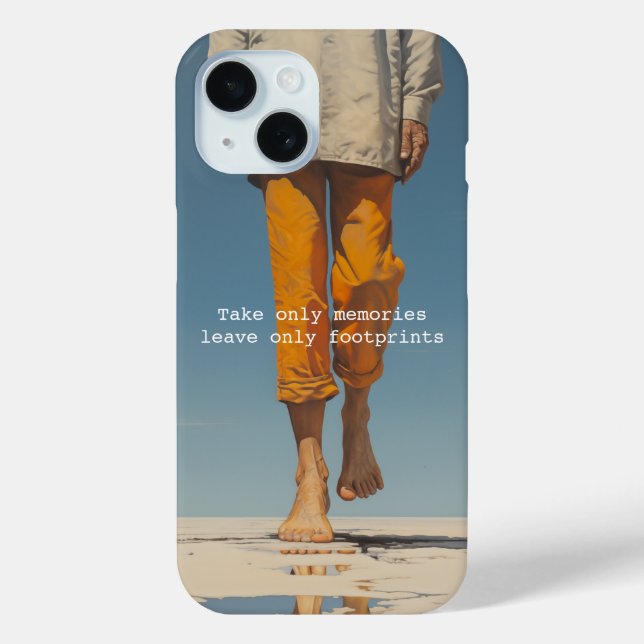 Take only memories, leave only footprints Case-Mate iPhone case (Back)