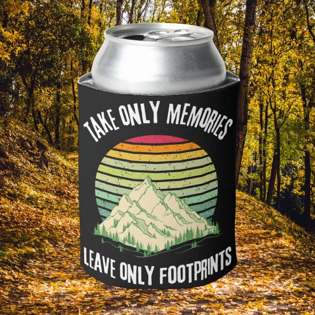Take Only Memories Leave Only Footprints Hiking Can Cooler (Creator Uploaded)