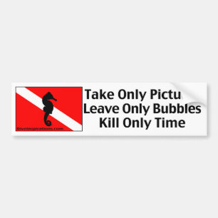 Take Only Pictures Bumper Sticker