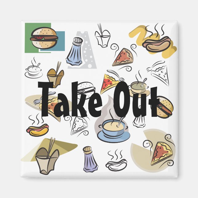 Take Out Night Magnet (Front)
