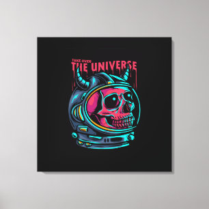 Take Over The Universe Stretched Canvas Print