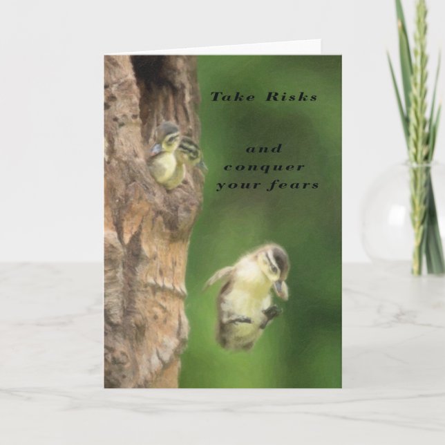Take Risks Encouragement Card (Front)