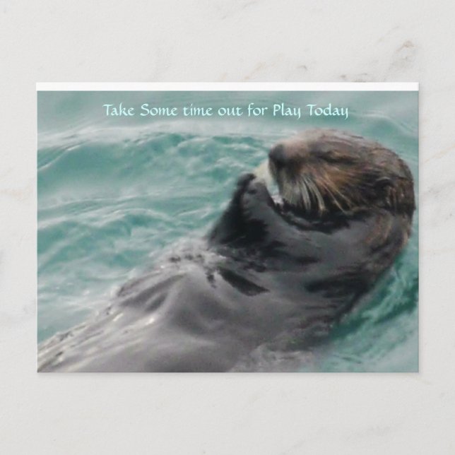 Take some time out for Play. Postcard (Front)