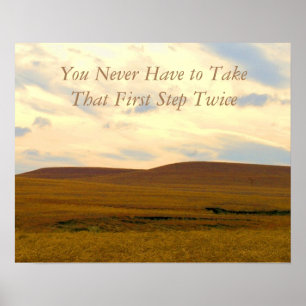 Take that First Step Recovery Poster