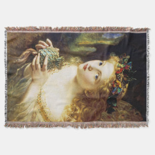 Take The Fair Face of Woman Throw Blanket