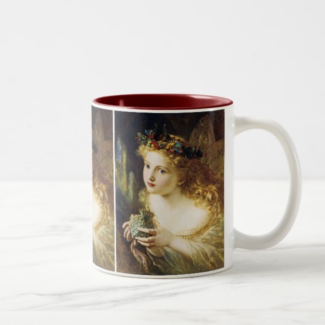 Take The Fair Face of Woman Two-Tone Coffee Mug (Right)