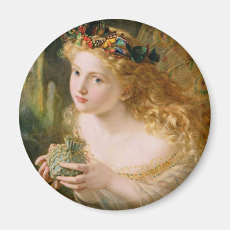 Take the Fair Face of Woman Vintage Fine Art Magnet