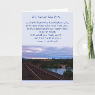 Take the first steps towards creating... thank you card