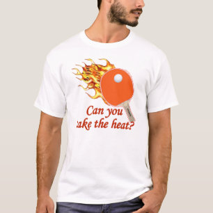 Take the Heat Flaming Ping Pong T-Shirt