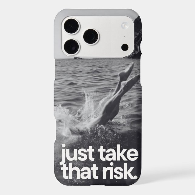 Take the risk grayscale (Back)
