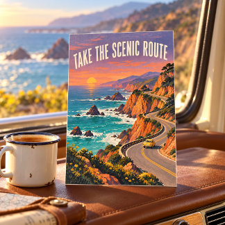 Take the Scenic Route Art Print