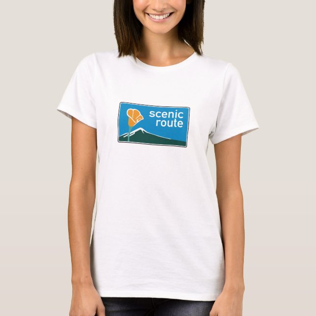 Take the Scenic Route T-Shirt (Front)