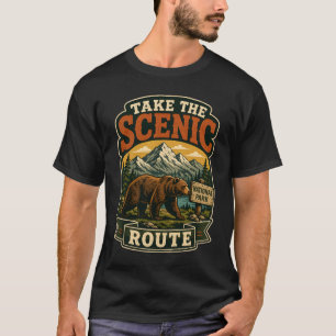 Take The Scenic Route Vintage National Park T-Shirt