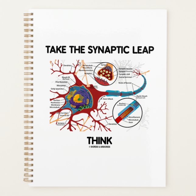 Take The Synaptic Leap Think Neuron Synapse Planner (Front)