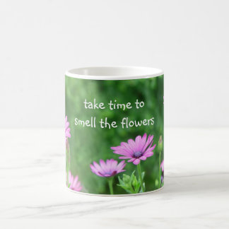 Take time for Purple Daisies Coffee Mug