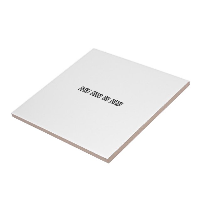Take time to play! (2) tile (Side)