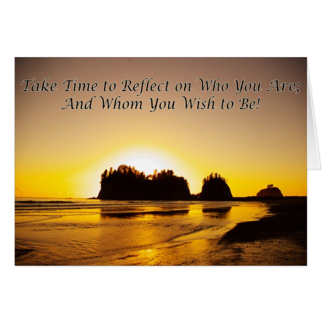 take time to reflect (Front Horizontal)