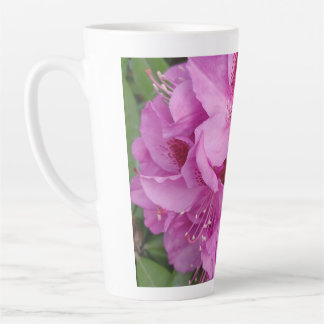 Take time to smell the garden latte mug