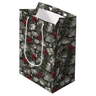 Take Time To Smell The Roses Bricks Wedding Medium Gift Bag