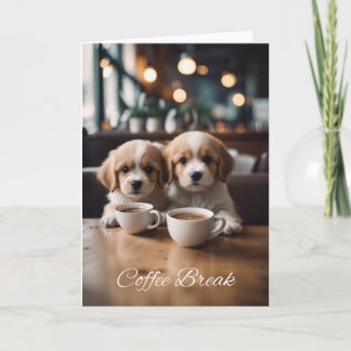 Take time with friends - blank inside card