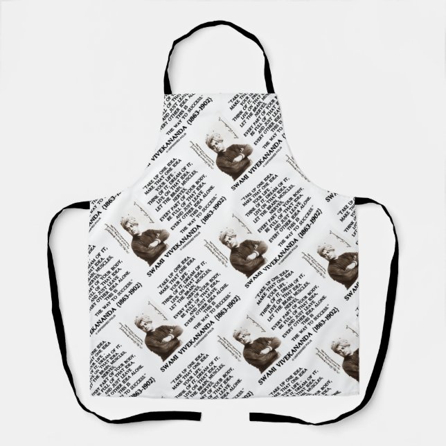 Take Up One Idea Make That Idea Your Life Quote Apron (Front)
