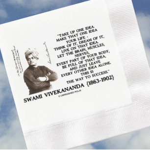 Take Up One Idea Make That Idea Your Life Quote Napkin