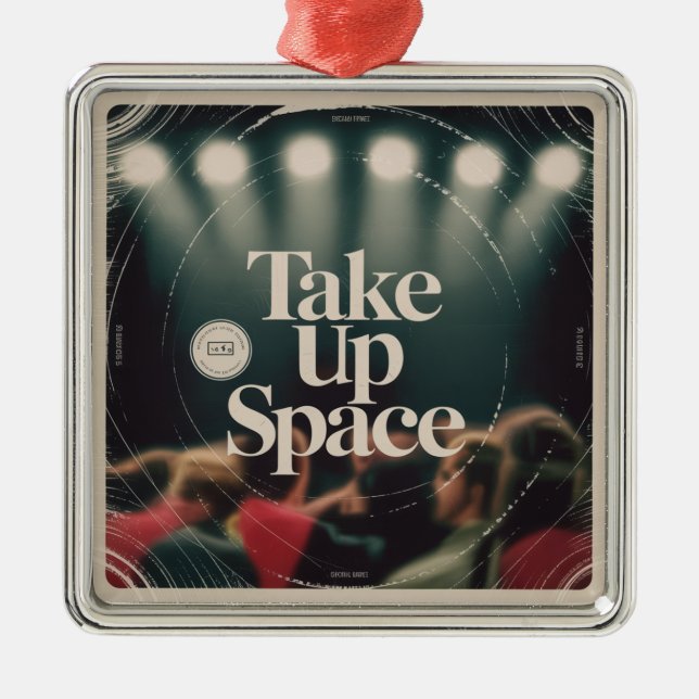 Take Up Space Metal Tree Decoration (Front)
